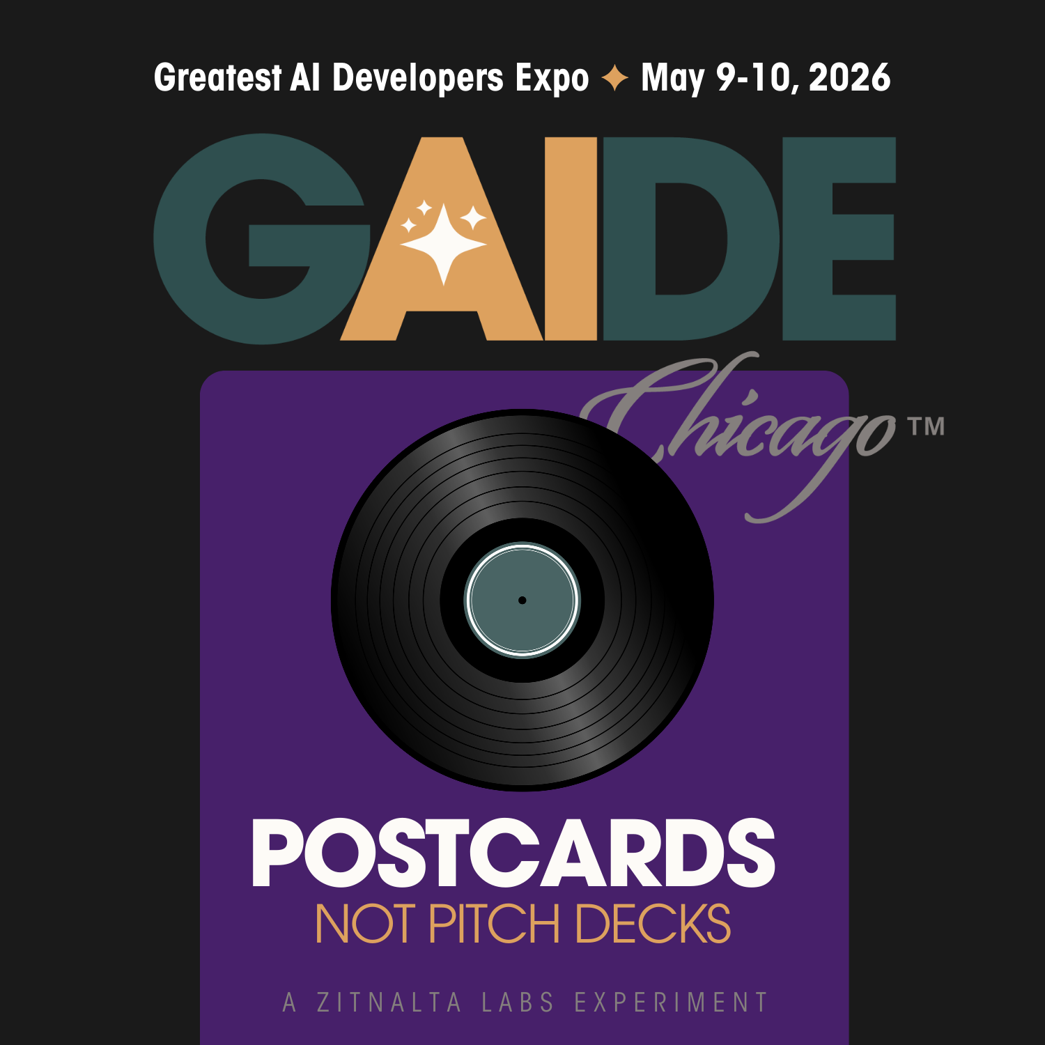 Postcards Not Pitch Decks